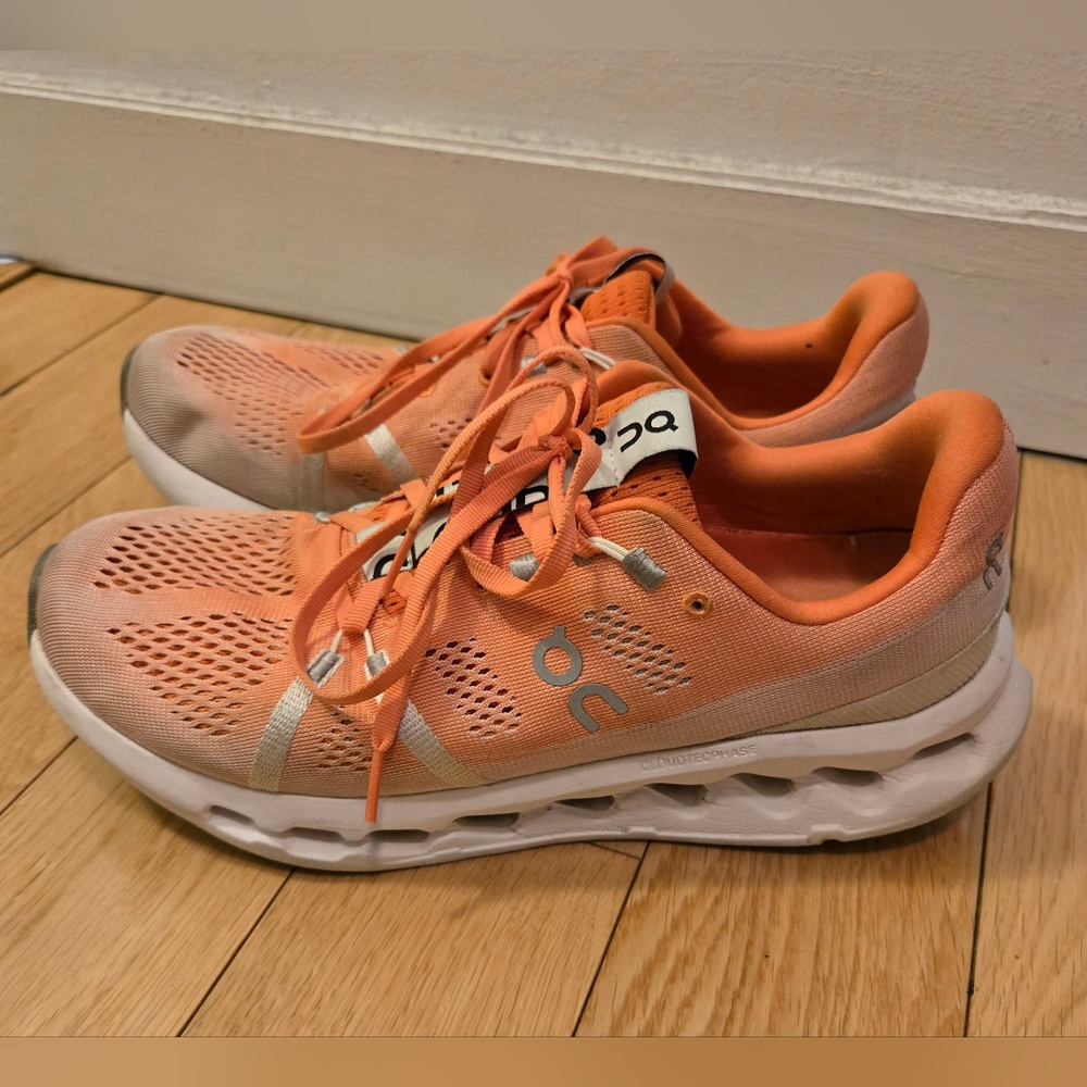 Men's On Running Cloudsurfer Flame White Size 9